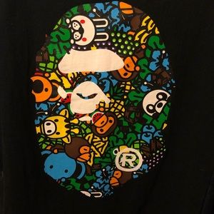Bape Milo Animals T-Shirt XS